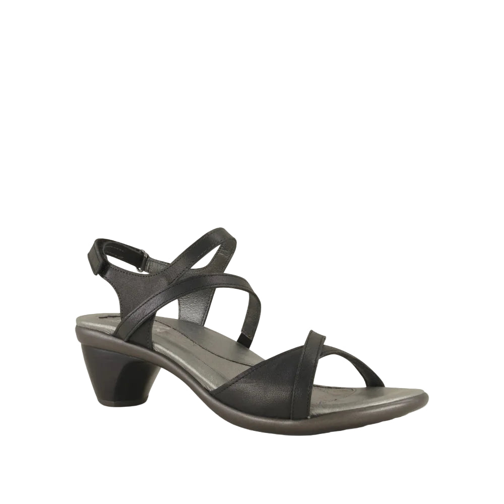 naot limit women's | blk shiny lea