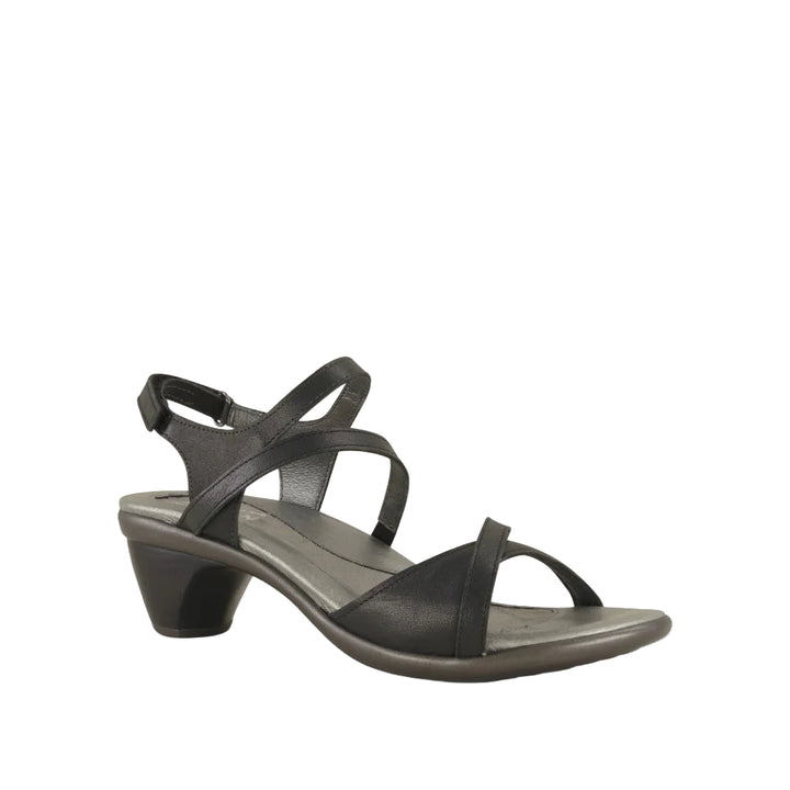 naot limit women's | blk shiny lea