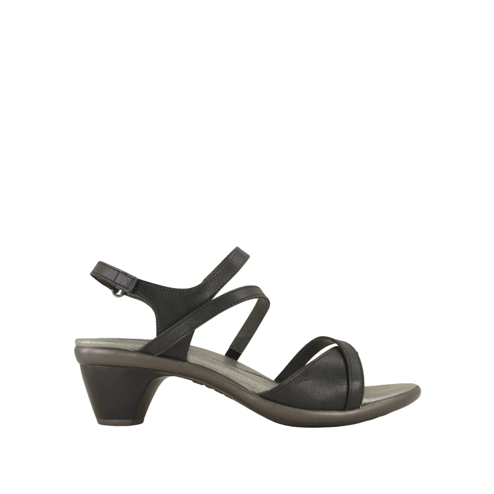 naot limit women's | blk shiny lea