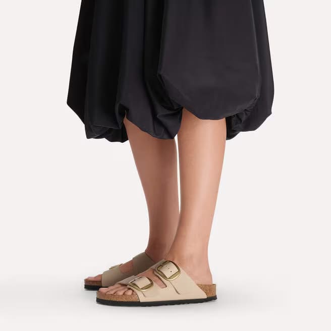 birkenstock arizona big buckle women's | sandcastle