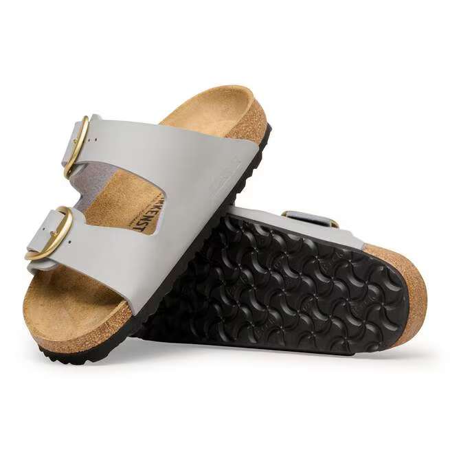 birkenstock arizona big buckle women's | stone coin