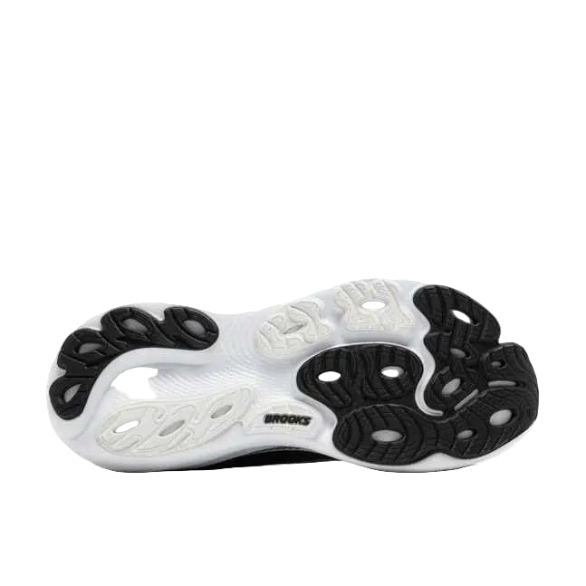 brooks adrenaline gts 25 extra wide men's | black grey white