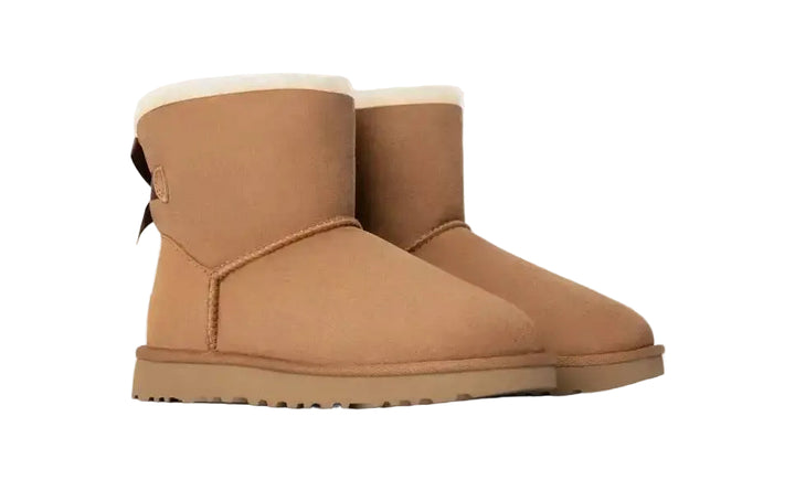 ugg mini bailey bow ii women's | chesnut