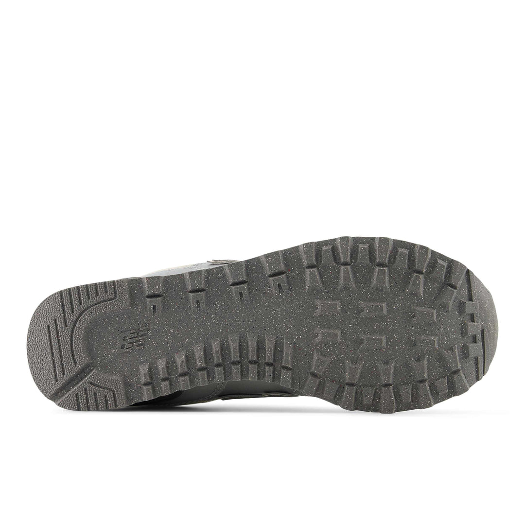 new balance 574 women's | metallic silver/artic grey