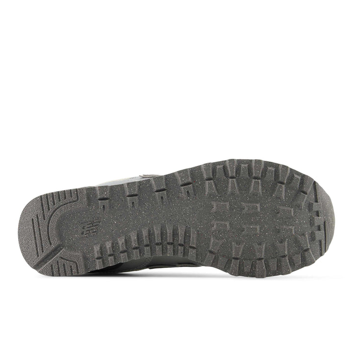 new balance 574 women's | metallic silver/artic grey