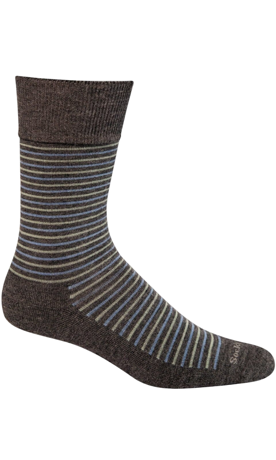 sockwell kickback diabetic socks men's | charcoal