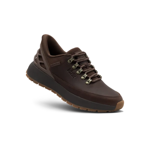 kizik wasatch leather low men's | soft silt demitasse