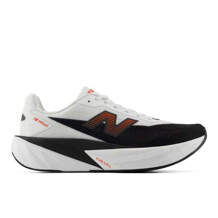 new balance fuelcell rebel v5 men's | nb white neo flame