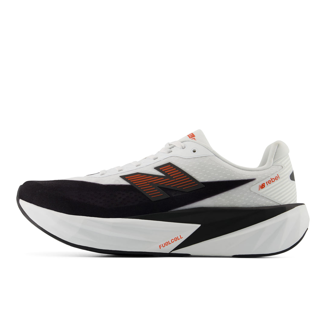 new balance fuelcell rebel v5 men's | nb white neo flame