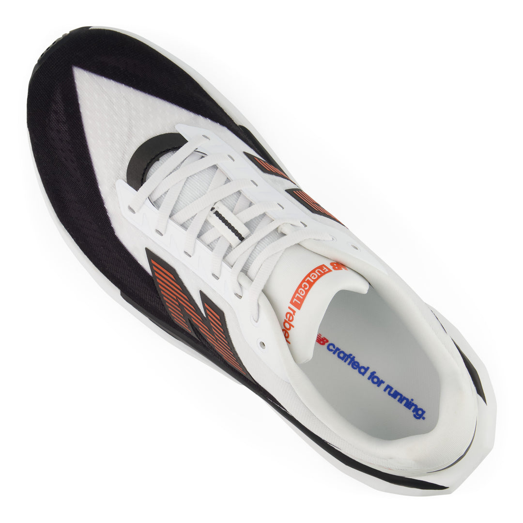 new balance fuelcell rebel v5 men's | nb white neo flame