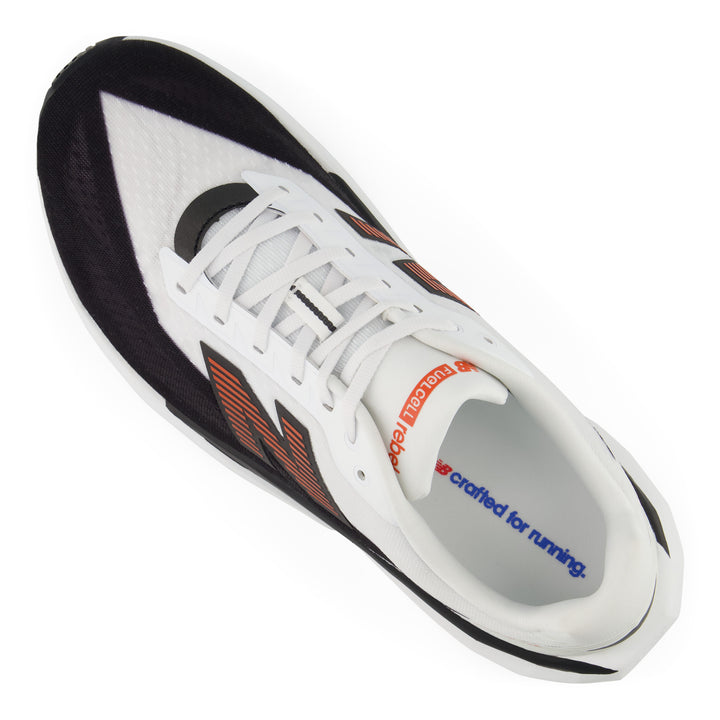 new balance fuelcell rebel v5 men's | nb white neo flame