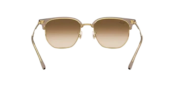 ray ban new clubmaster sunglasses | transparent brown