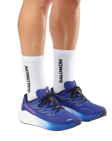 salomon aero blaze 3 men's | bluing / white / acid lime