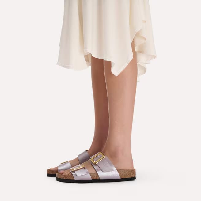 birkenstock sydney luxe buckle women's | graceful orchid