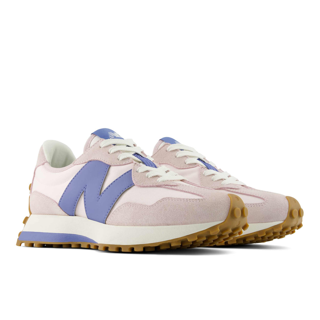 new balance 327 women's | pink salt fairweather blue