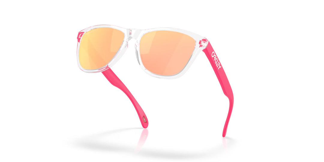 oakley frogskins neon pop collection sunglasses | clear