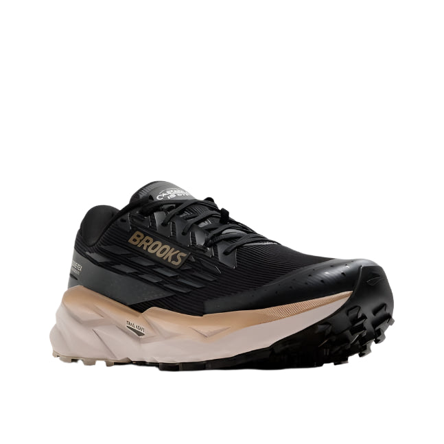brooks cascadia 19 gtx men's | black/ebony/chateau gray