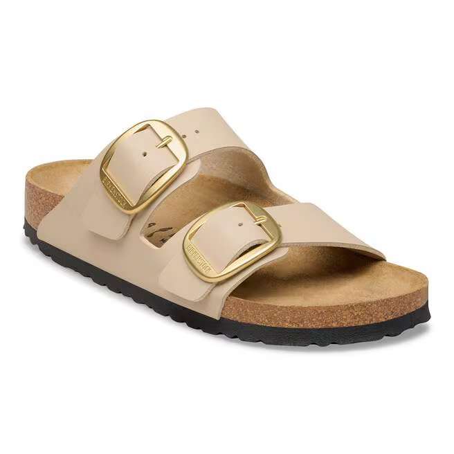 birkenstock arizona big buckle women's | sandcastle