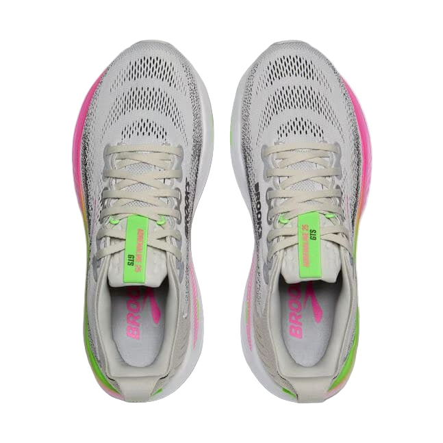 brooks adrenaline gts 25 women's | oyster/pink/green