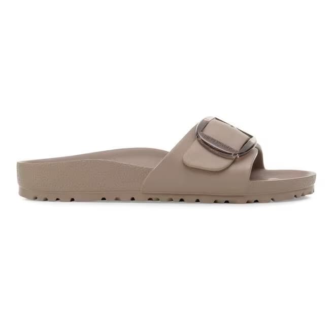birkenstock madrid big buckle women's | gray taupe
