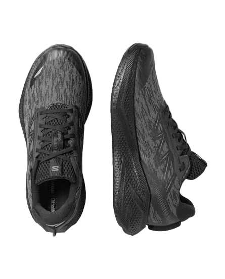 salomon aero glide 4 men's | black / black / asphalt