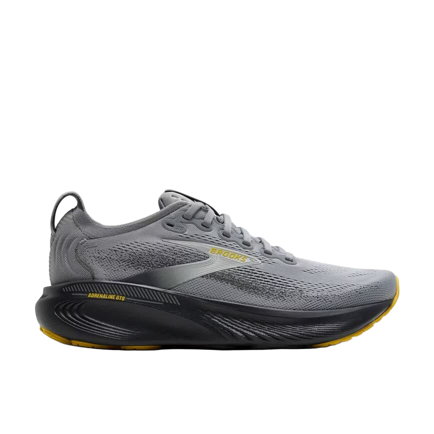 brooks adrenaline gts 25 wide men's | primer grey / ebony / jasmin