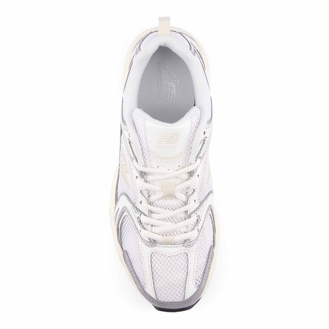 new balance 530 | silver metallic/linen