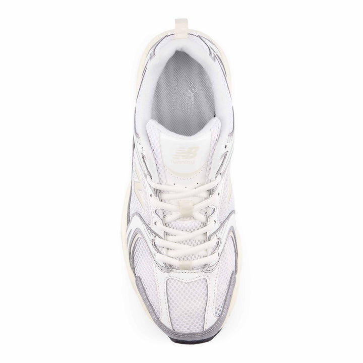 new balance 530 | silver metallic/linen