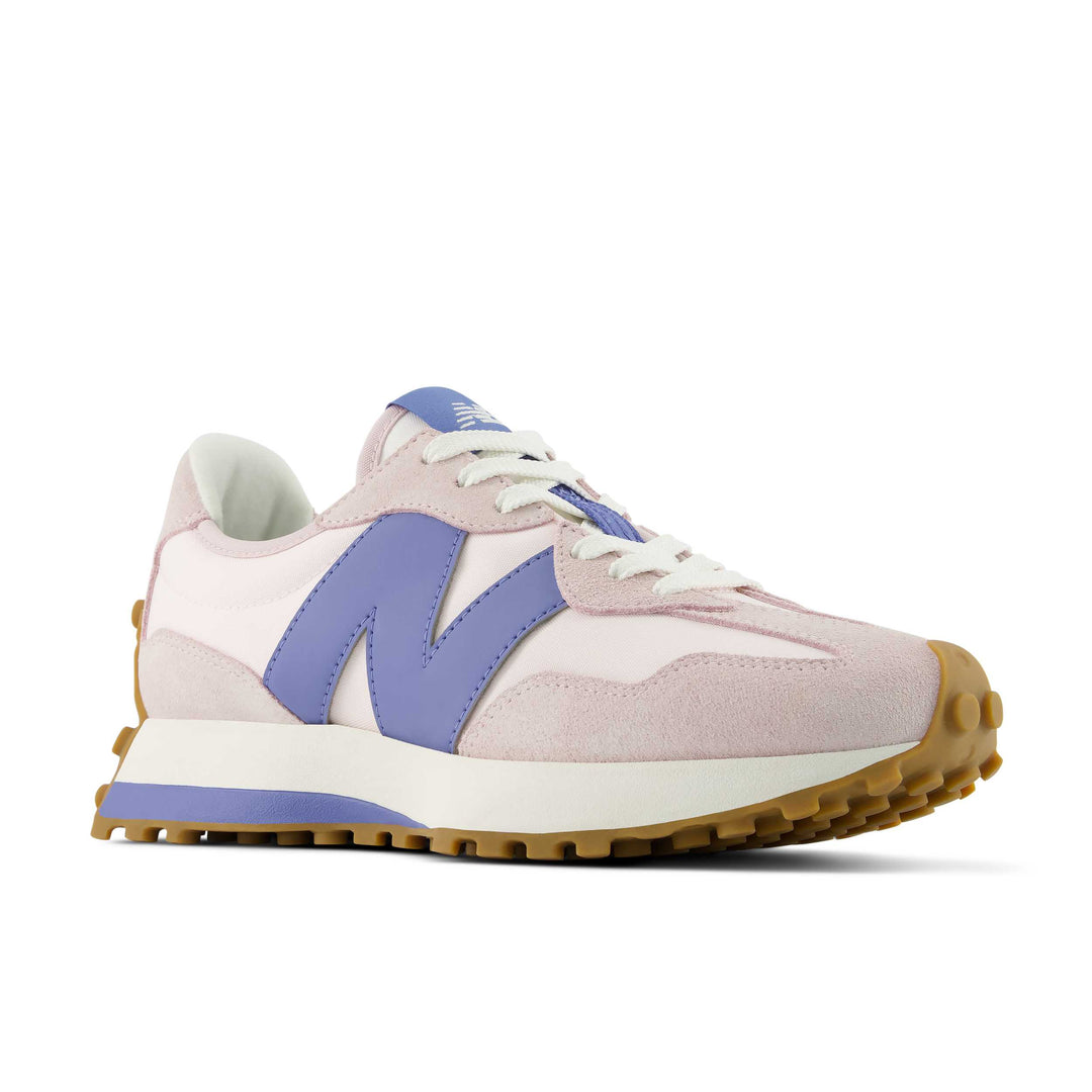 new balance 327 women's | pink salt fairweather blue