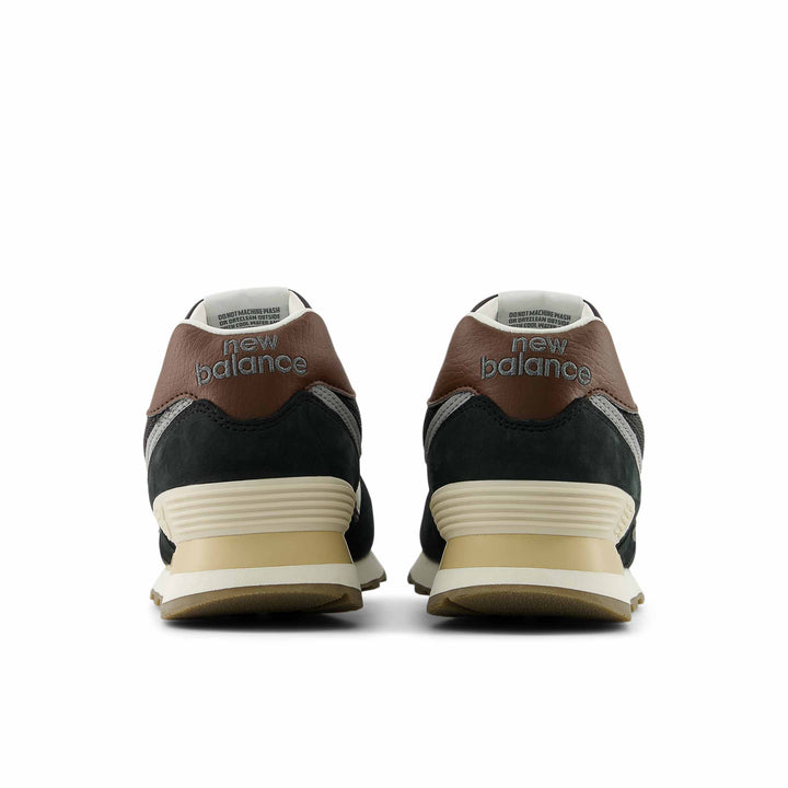 new balance 574 | brown dark silver metallic