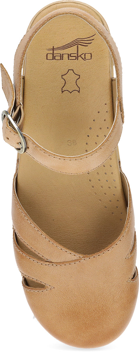 dansko margreta women's | honey distressed