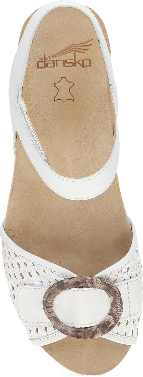 dansko stella women's | white woven