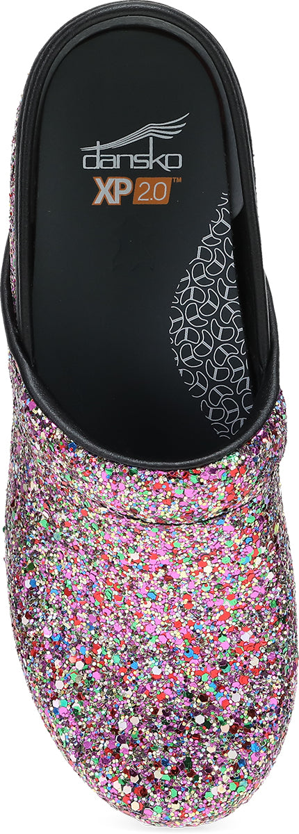 dansko wide xp 2.0 women's | party glitter
