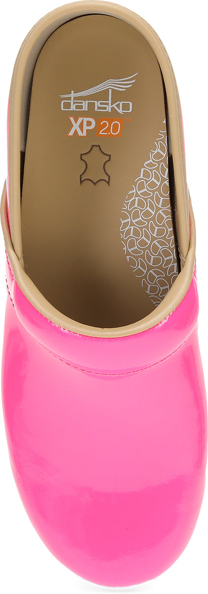 dansko xp 2.0 women's | pink neon patent