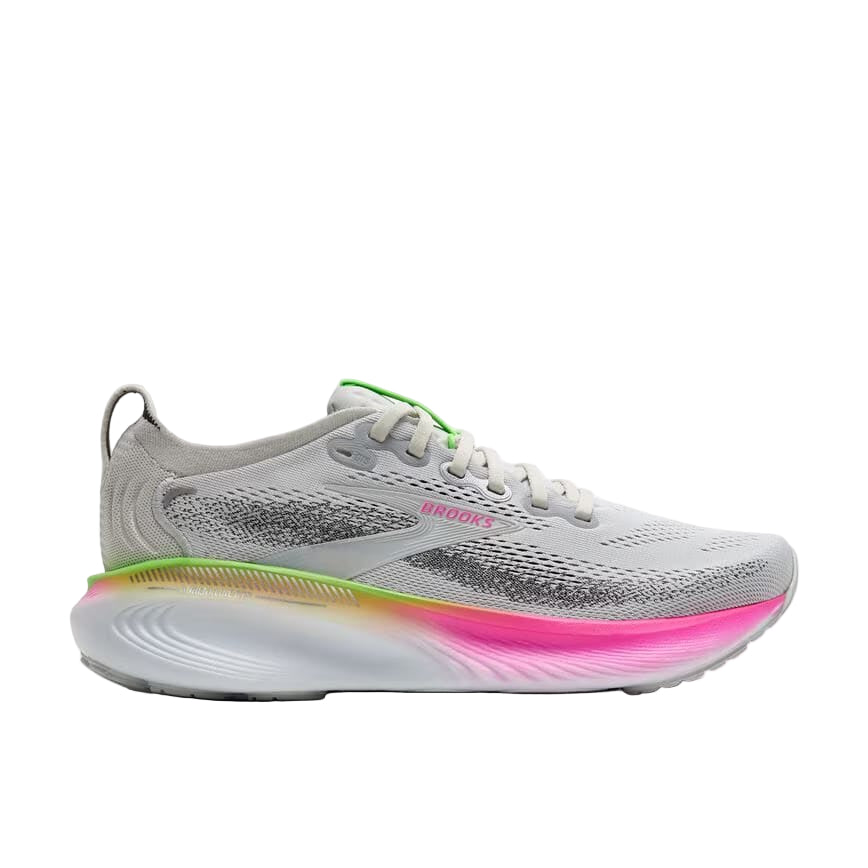 brooks adrenaline gts 25 women's | oyster/pink/green