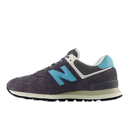 new balance 574 | coastal blue alpha red