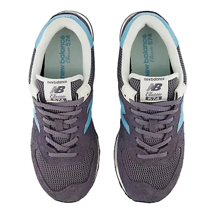 new balance 574 | coastal blue alpha red