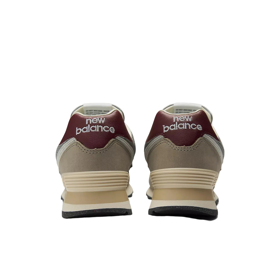new balance 574 | arid stone/monarch burgundy