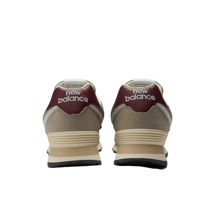 new balance 574 | arid stone/monarch burgundy