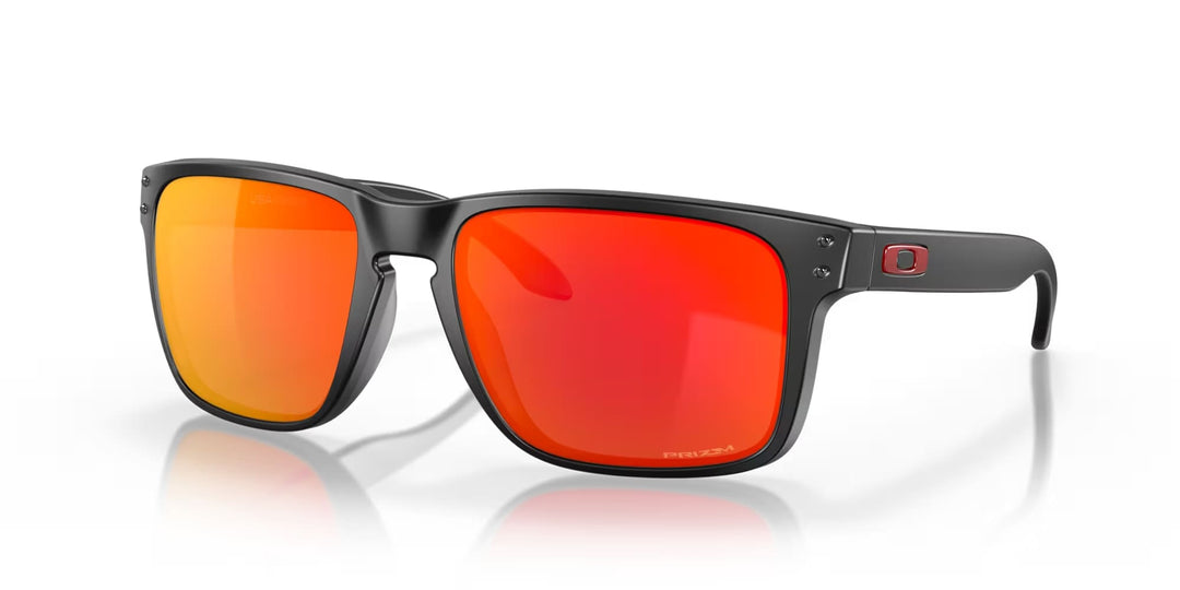 oakley holbrook xl sunglasses | matte black prizm ruby