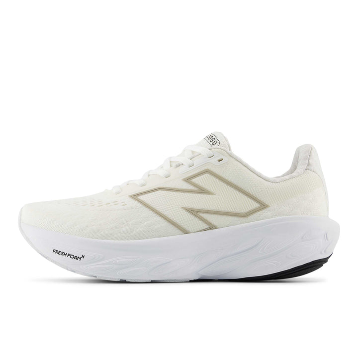 new balance fresh foam x 1080v14 women's | white/light gold metallic