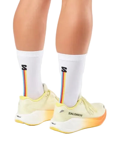 salomon aero blaze 3 women's | transparent yellow / white / nectarine