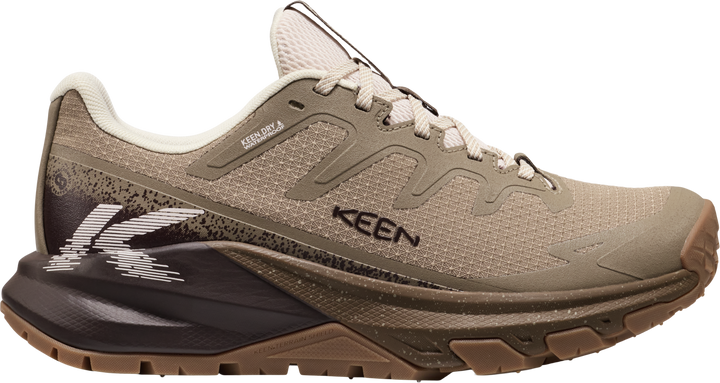 keen targhee apex waterproof hiking women's | brindle peach blush