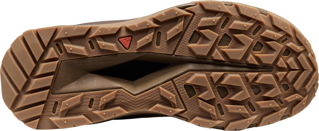 keen targhee apex waterproof hiking women's | brindle peach blush