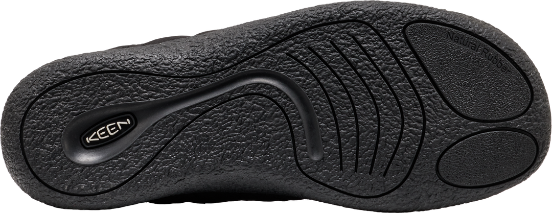 keen howser iii slide men's | black quilted
