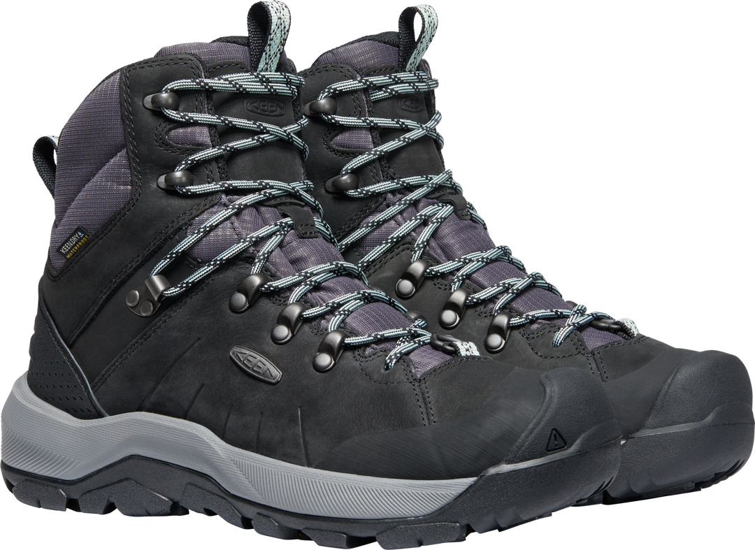 keen revel iv polar waterproof women's | black harbor gray