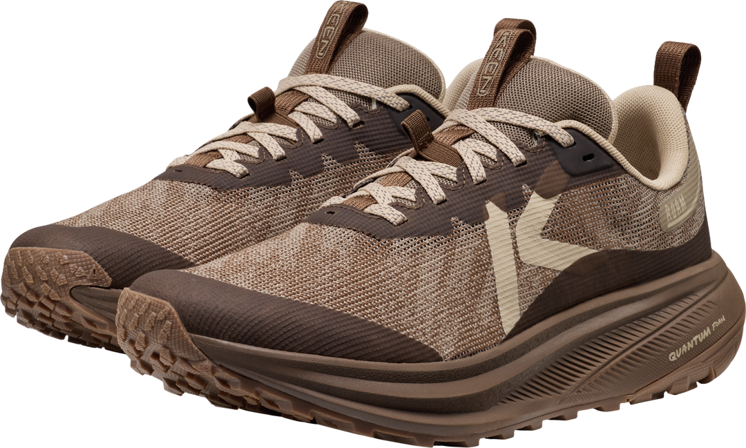 keen roam trail running men's | brindle dark earth