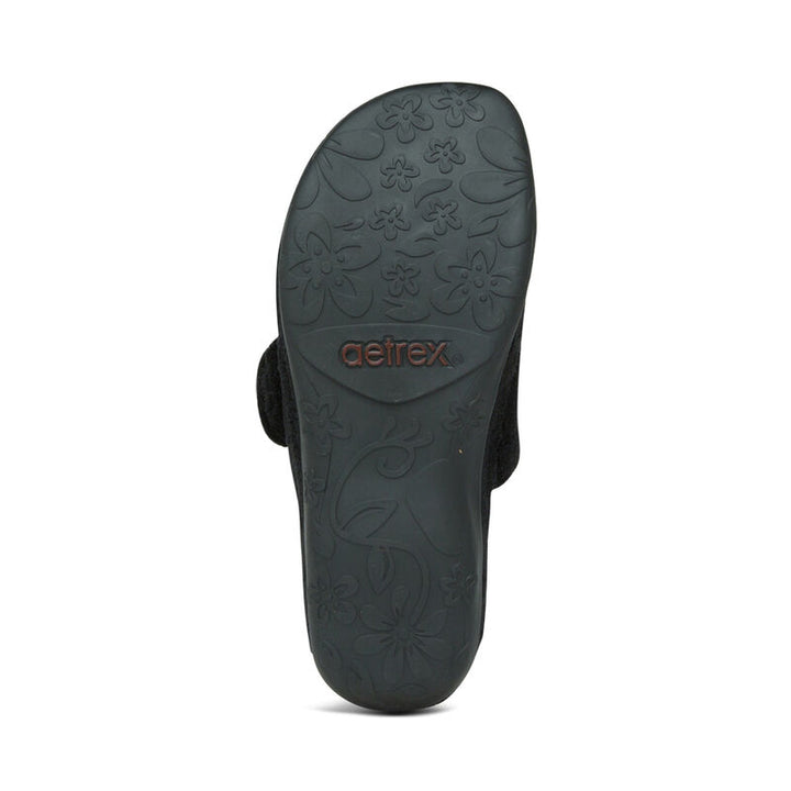 aetrex mandy closed toe women's | black