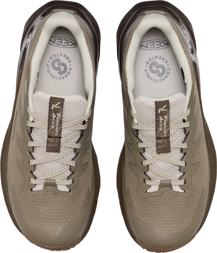 keen targhee apex waterproof hiking women's | brindle peach blush