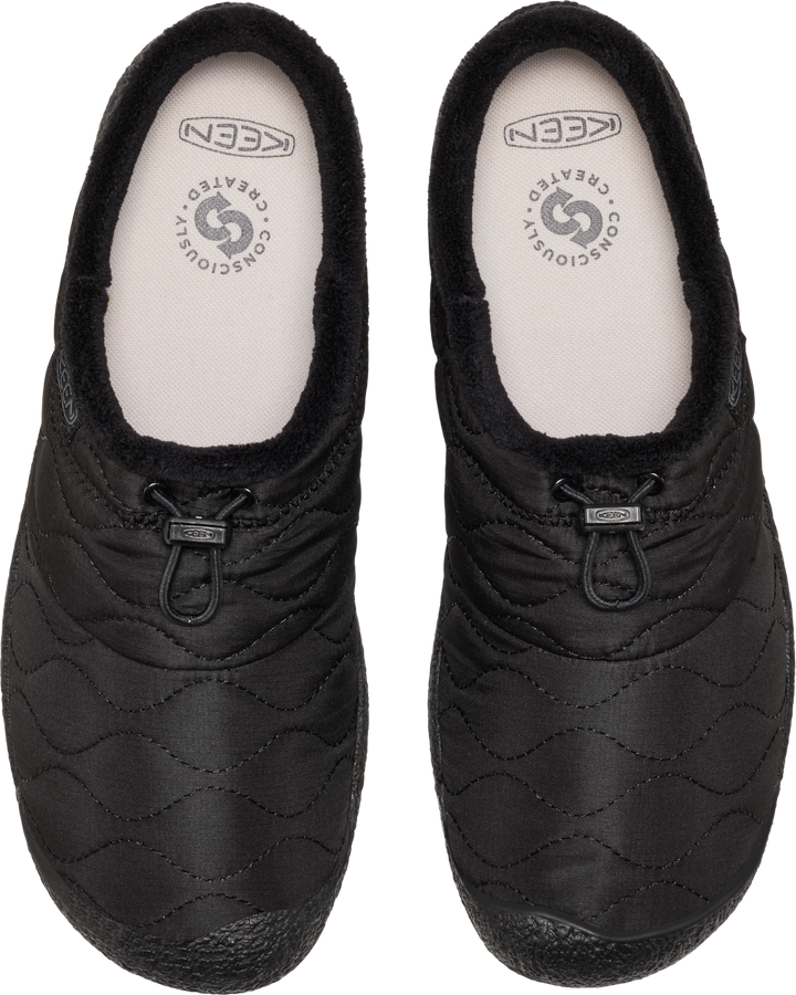 keen howser iii slide men's | black quilted